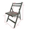 PAGED Foldable Chairs Lounge Chairs for Outside Lawn Chair for Camping, Garden, Beach, Patio - 3 of 4