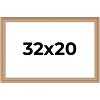 PosterPalooza | Weathered Yellow Picture Frame - UV Acrylic, Backing Board, Hanging Hardware Included - 2 of 4