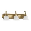 Livex Lighting Belmont 3 - Light Vanity in  Antique Brass - 2 of 4