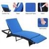 Karl Home |Outdoor Wicker Chaise Lounge - 3 of 4