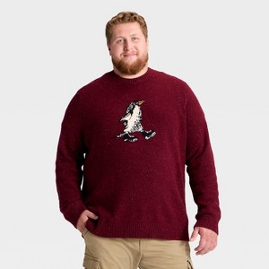 Men's Penguin Sweater - Goodfellow & Co™ Red - 1 of 3