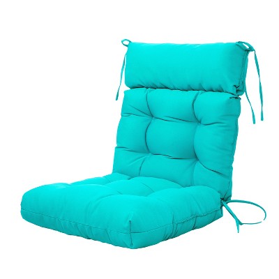 ARTPLAN All Weather Chair Outdoor Cushions of Adirondack Chair with High Back Wicker Tufted Pillow for Outdoor Furniture