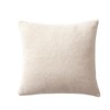 Amelie Home Aberdour Basket weave Knit Pillow,Beige(Square） - 2 of 4