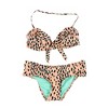 bar III Womens Printed U-Bar Side tab 2 Piece Bikini - 2 of 2