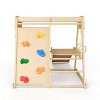 8-in-1 Wooden Jungle Gym Climber ¨C All-in-One Indoor/Outdoor Playset with Slide & Swing - 3 of 4