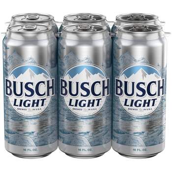 Busch Light Beer - 6pk/16 fl oz Cans