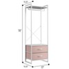 Sorbus Clothing Rack with Drawers and Wood Top - 3 of 4