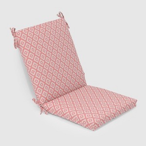 Geo Diamond Outdoor Chair Cushion Coral - Threshold , Pink
