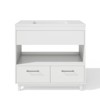 Hyleory Contemporary Bathroom Vanity with Integrated Sink – Faucet Not Included - 2 of 4