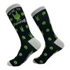Crazy Dog Men's Here to Shamrock Socks Funny Sarcastic St Patricks Day Graphic Novelty Footwear for Men - 2 of 4