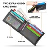 Generic Genuine Leather Slim Wallet for Men, Thin RFID Blocking Bifold Mens Wallet Front Pocket - 4 of 4