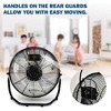 BestParts 12" 3-Speed High Velocity Heavy Duty Metal Industrial Floor Fans, 1800 CFM, Black, 2 Pack - 4 of 4