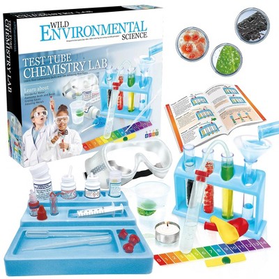 Wild Science Test Tube Chemistry Lab, 50 DIY Experiments, STEM Kit, Ages 8+