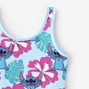 PATPAT Disney Lilo & Stitch Toddler Girl Tank Dress Hawaiian Tropical Floral Print  Summer Beach Holiday Sleeveless A-Line Sundress 3-10Y - 3 of 4