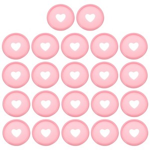 Unique Bargains Plastic DIY Notebook Planner Heart Book Binding Discs 22 Pcs - 1 of 4