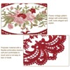 Unique Bargains Retro Lace Embroidered Polyester Placemat 2 Pcs - 3 of 4