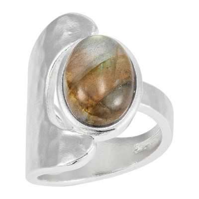 Silpada 'Powerful' Sterling Silver Labradorite Ring