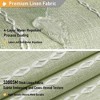 BAGOKIE 72"x72" Linen Blend Shower Curtain - 3 of 4