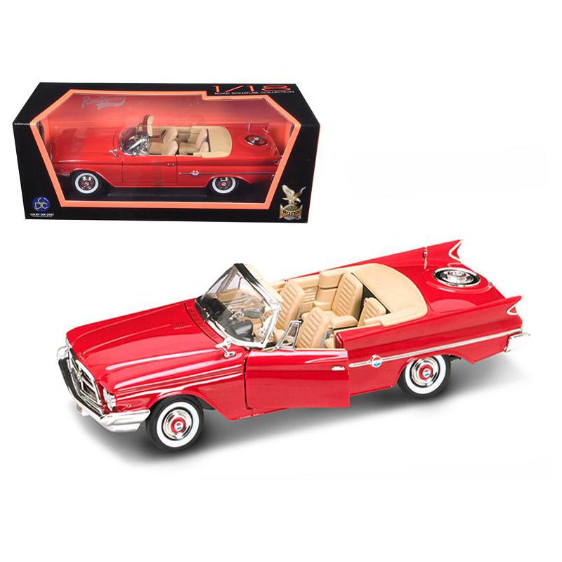 1960 Chrysler 300F Red 1/18 Diecast Car by Road Signature, 1 of 4