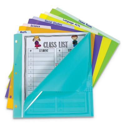 C-Line Index Dividers with Vertical Tab 5-Tab 11.5 x 10 Assorted 1 Set 07150