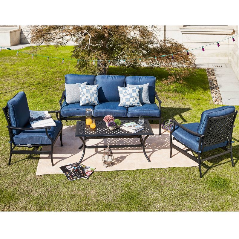 4pc Outdoor Patio Seating Set - Patio Festival
, 1 of 14