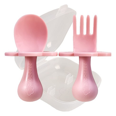 Silicone Spoon Fork for Baby Utensils