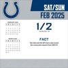 NFL Indianapolis Colts 2025 Box Calendar - 4 of 4