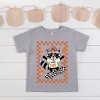 Happy Fall Racoon Skater - Youth Short Sleeve Graphic T-Shirt and Toddler Short Sleeve Graphic T-Shirt - 2 of 4