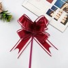 Unique Bargains Metallic Matte Finish Pull Ribbon Plastic 18.9"x1.1" 10 Pcs - 2 of 4