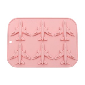 Unique Bargains Candy Mould 6-Cavity Airplane Candy Mould Set Hand Wash 6.69"x4.8"x0.51" 1 Pc - 1 of 4