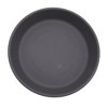 The HC Companies Classic Plastic 17.5" Round Plant Flower Pot Planter Deep Saucer Drip Tray for Indoor or Outdoor Settings, Fits 20" Pots, Warm Grey - 2 of 2