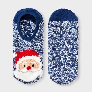 Women's Chrstimas Cozy Liner Socks with Grippers - Wondershop™ - 1 of 3