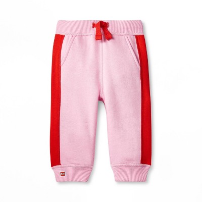 Baby Adaptive Track Jogger Pants - LEGO® Collection x Target Pink Newborn