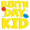 Women's Sesame Street Cookie Monster Birthday Kid T-Shirt - 2 of 4