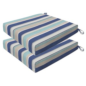 Honeycomb Outdoor Premium Dining Seat Cushion  (2-Pack) - 1 of 4