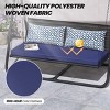 Crestlive Products Patio Outdoor Bench Cushion with Ties - 4 of 4