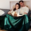 Aoibox Extra Large Fleece Throw Blanket for Couch, Sofa, Super Soft and Warm, Forest Green, All Season Use, Cozy, Plush, Lightweight - 2 of 4