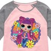 Girls' - LOL Surprise! - Skater Chick w/ Flowers Shirt Tail Raglan Graphic T-shirt - 2 of 3