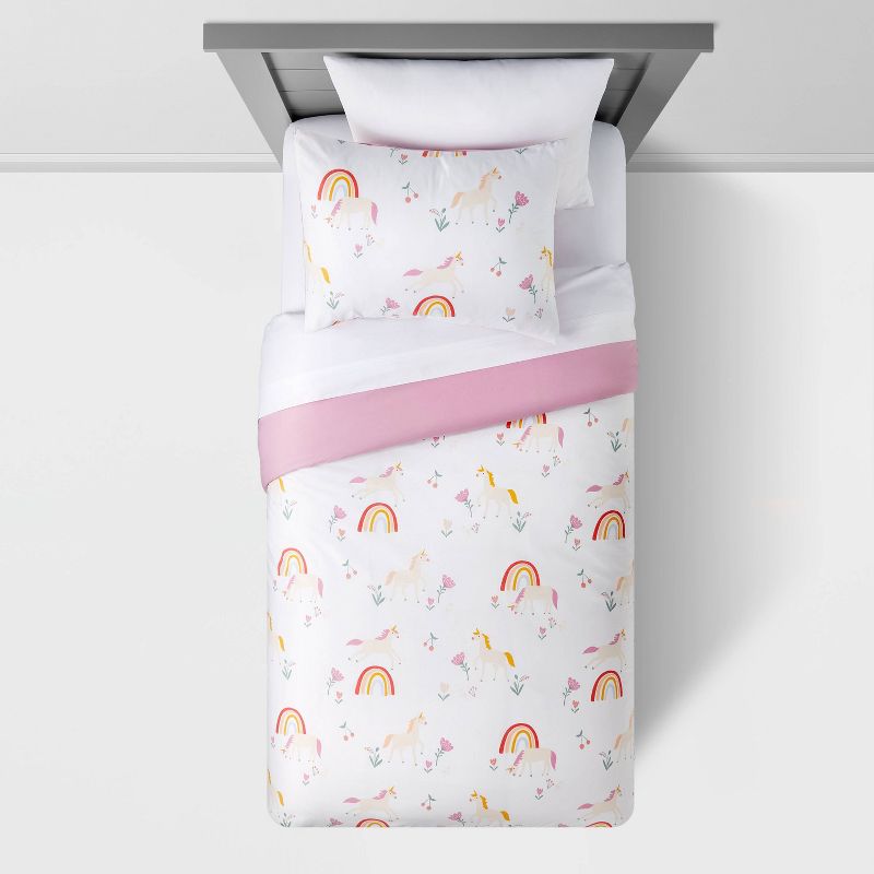Kids' Duvet Unicorn Cover - Pillowfort™, 2 of 5