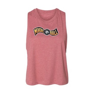 Women's Magic 8 Ball 8 Ball Graphic Racerback Tank - Heather Mauve - Small - 1 of 2