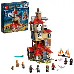 LEGO Harry Potter Attack on the Burrow 75980 Building Toy Set