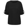 Women's Textured Tab Sleeve Top - LASCANA - 2 of 4