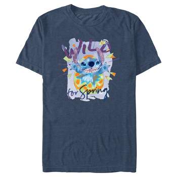 Men's Lilo & Stitch Easter Stitch Wild for Spring Egg T-Shirt