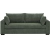 Racxily 79'' Loveseat Sofa - Comfy Couch Corduroy Love Seat Couch, 2-Seater Soft Sofa for Living Room - 2 of 4