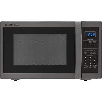 Sharp SMC1452CH 1.4 Cu. Ft. Black Stainless Countertop Microwave