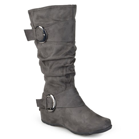 Extra wide store calf ladies boots