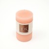 FONTOI Rustic Pillar Candle, Wax Candle for Home Decor, Warm Glow for Relaxation, Celebrations & Everyday Use, Peach, 3"*5"*3" - 4 of 4
