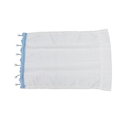 Unique Bargains Kitchen Curtains Short Kitchen Curtains with Eyelets 23.62"L x 15.75"W White