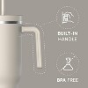 Hydrapeak Voyager 40 Oz Stainless Steel Tumbler , Insulated Water Bottle With Straw, Cupholder Friendly Reusable Travel Mug - 4 of 4