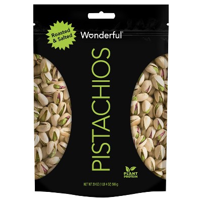Wonderful Pistachios Roasted & Salted - 20oz